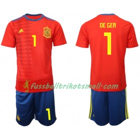 Fußballtrikots Spanien DE GEA 1 Kinder 2019 Kurzarm Heimtrikotsatz kaufen